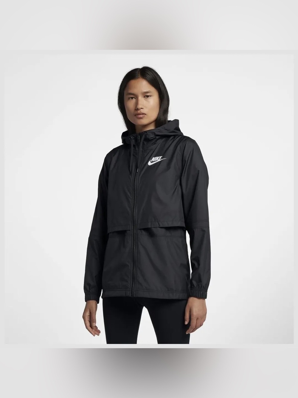 Nike Sportswear Repel Women's Woven Jacket Small Black full Zip Windbreaker 2019